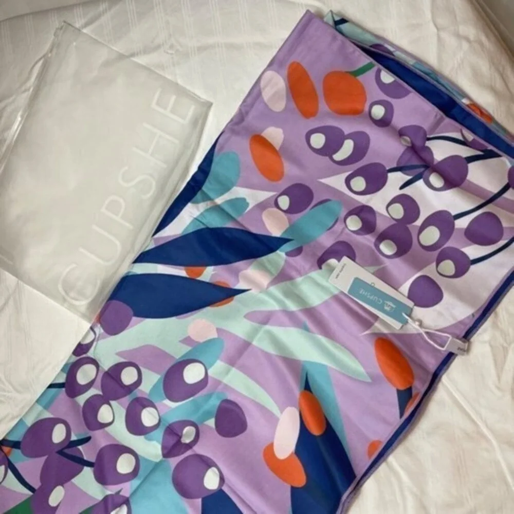 Cupshe Floral Beach Towel Soft Quick‎ Dry Yoga Towel Swimming Beach Pool